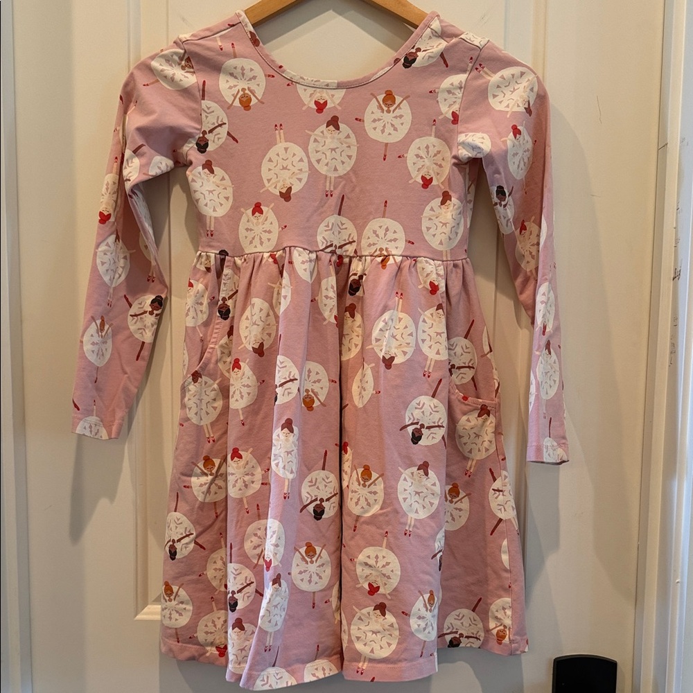 Pink Long Sleeve Dress